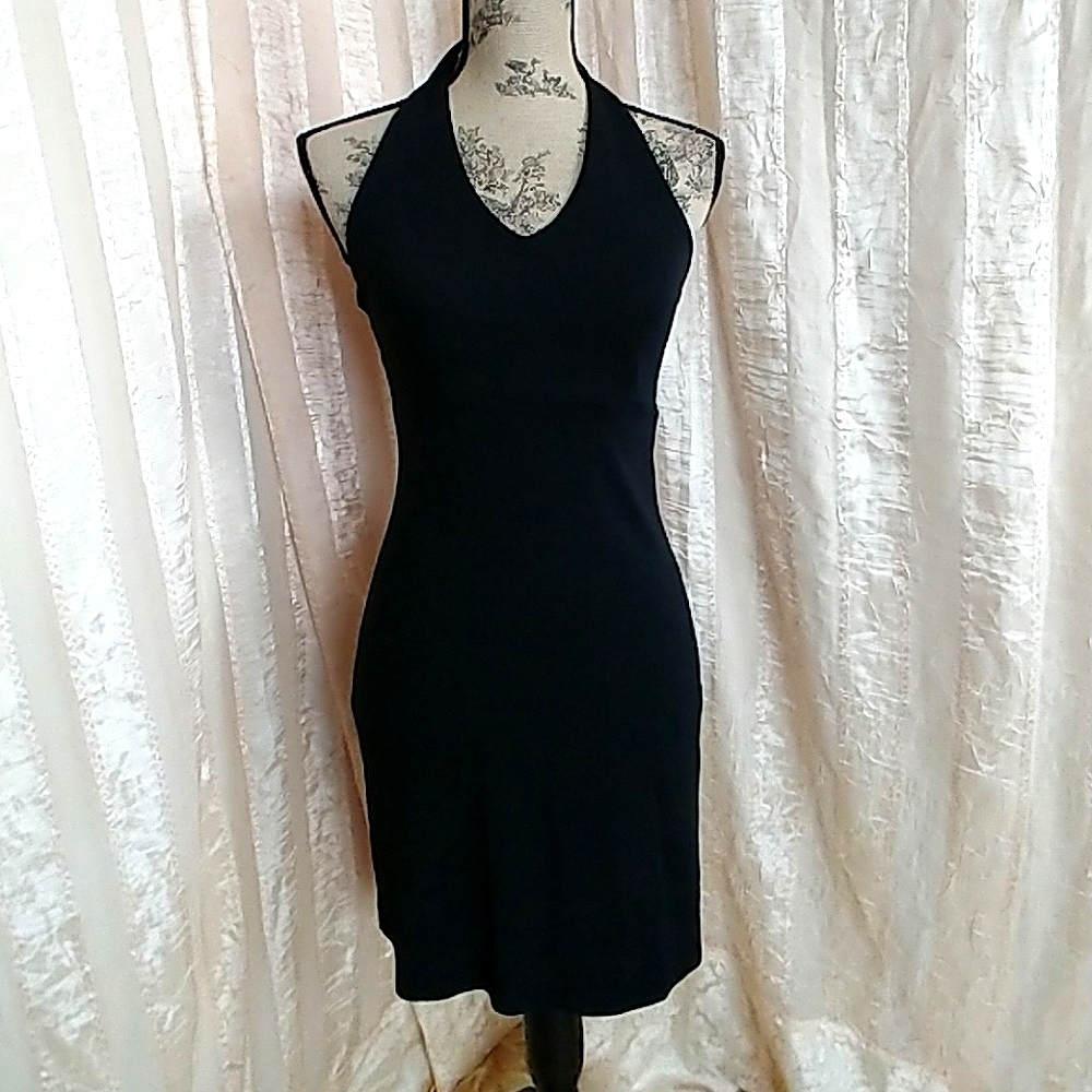 GAP Halter Style Black Dress